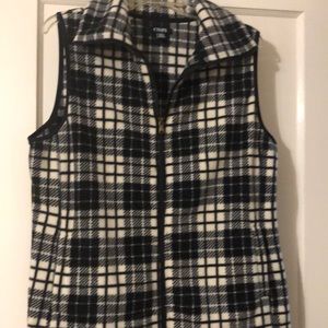 CHAPS FLEECE VEST SZ LRG